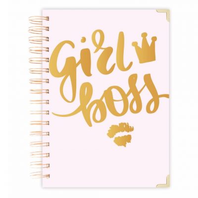 notebook journal girl boss gift diary