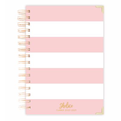 striped A5 diary journal A4 size notebook