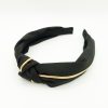 Headband Black Beige Golden Floral Hair Accessories