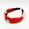 Headband Red Headband Floral Hair Accessories