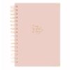 nude-dotted-never be afraid of change floral-planner-diary-2021-2022